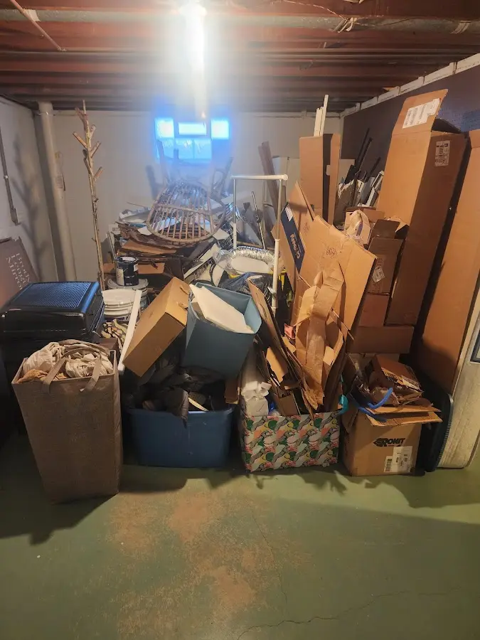 Roll-off dumpster container at job site for Construction Dumpster Rental in North Bay Village